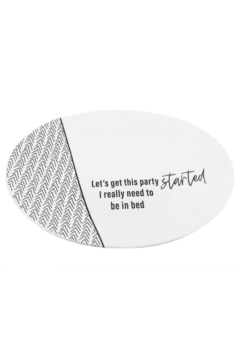 Party Started Platter, Main, color, White