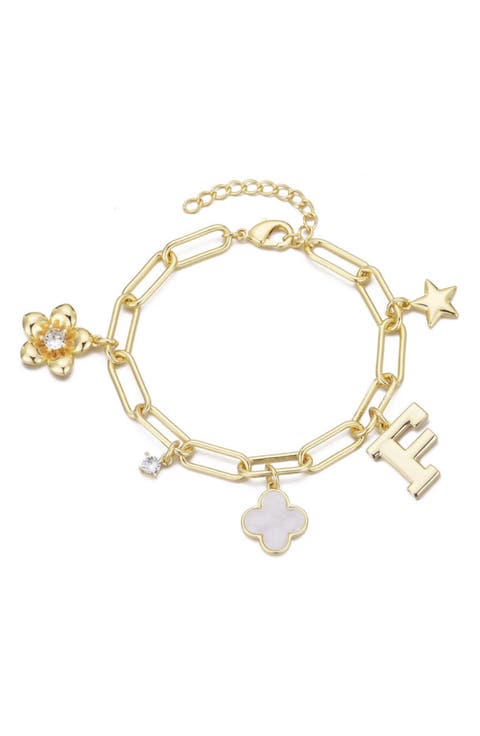 Initial Charm Bracelet