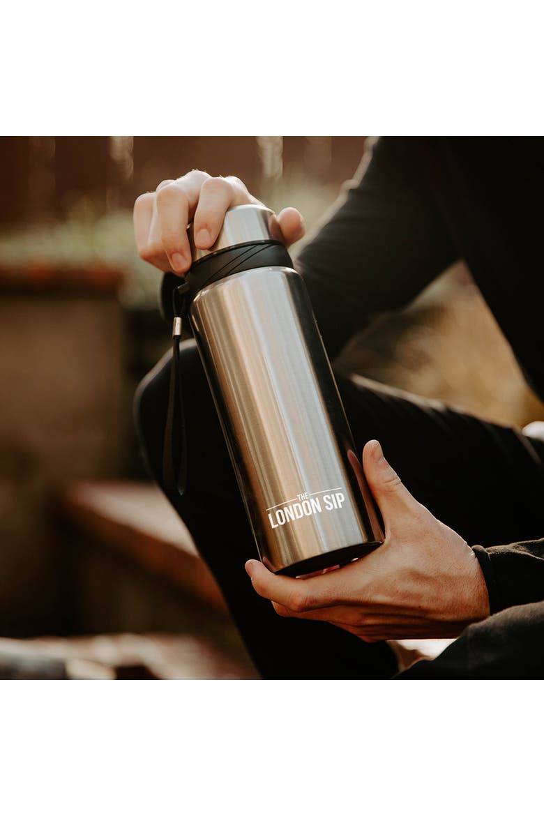 Infuser Bottle 25oz, Alternate, color, Metallic Silver