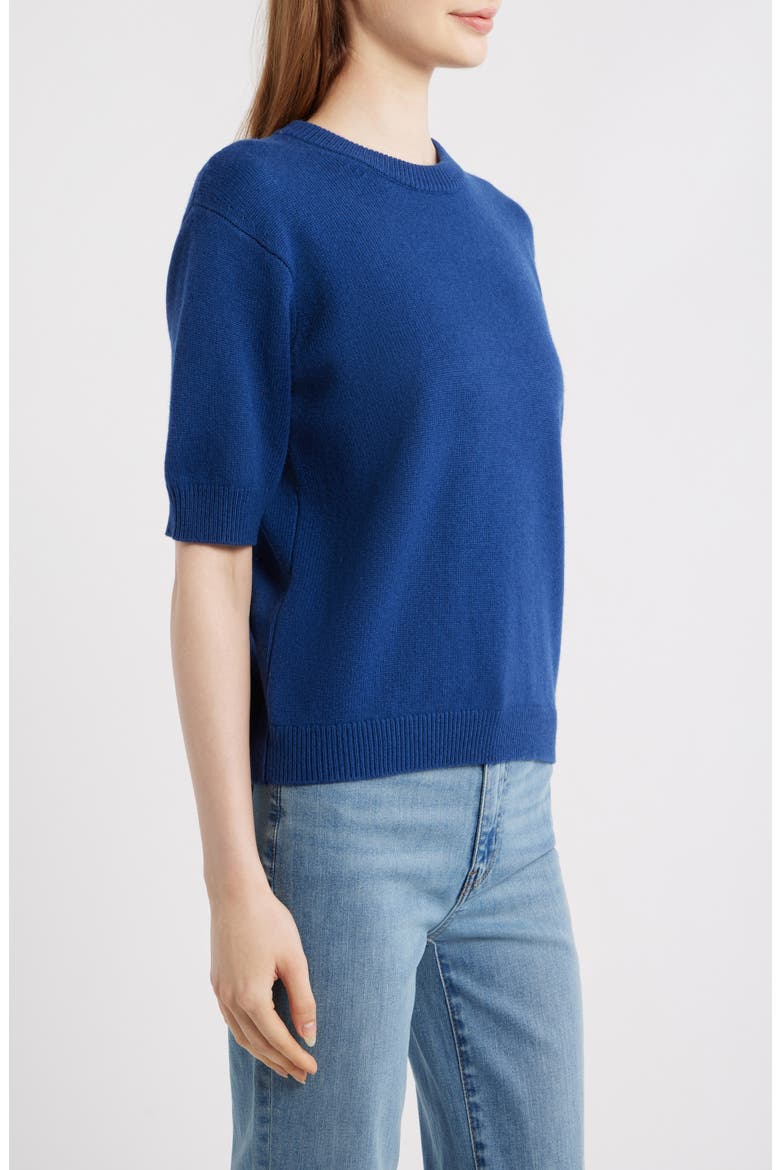 The Easy Wool Blend Crewneck Sweater, Alternate, color, MARINE BLUE