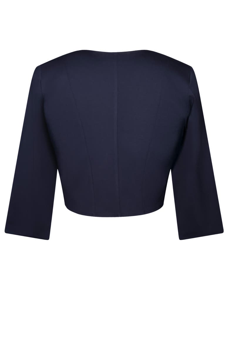 Alie Street London Freya Cropped Bolero Jacket, Alternate, color, Midnight Navy