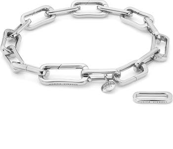 【MONICA VINADER】シルバー Alta Capture ブレスレット MONICA VINADER】シルバー Alta Capture ブレスレット