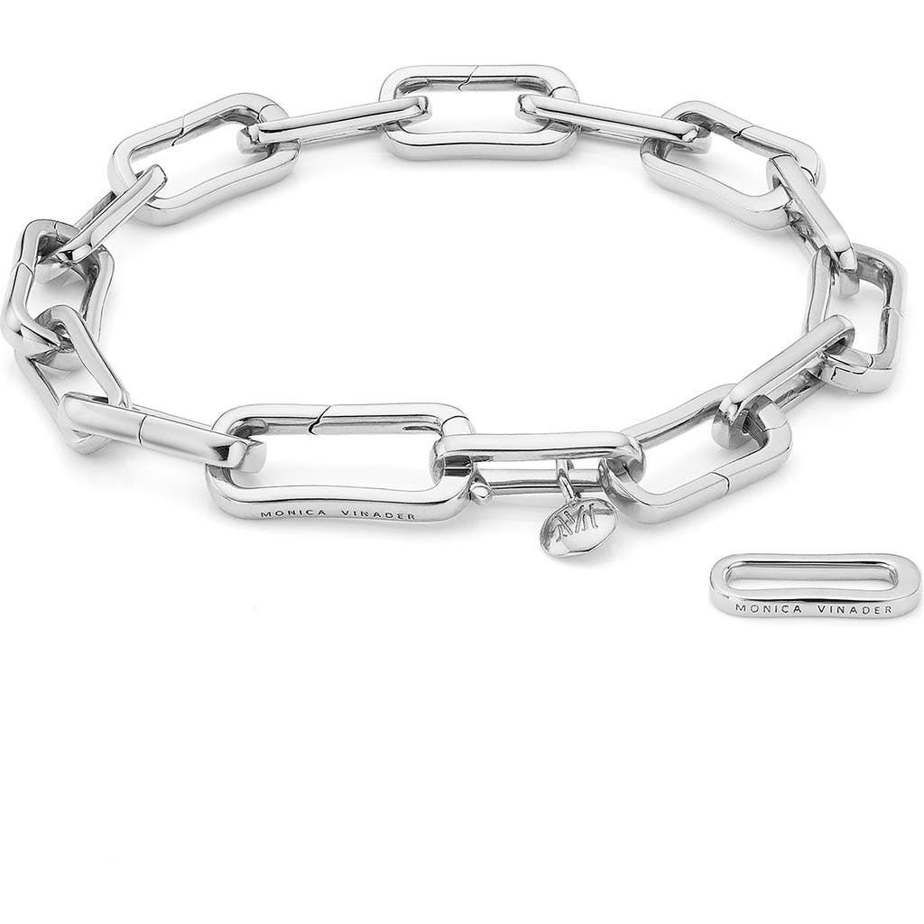 Monica Vinader Alta Capture Charm Bracelet in Silver  product