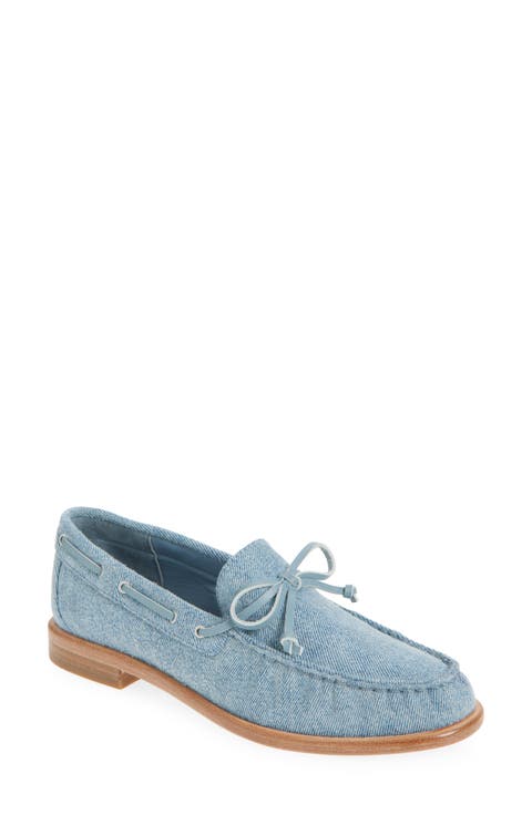 Carter Denim Boat Shoe (Women)
