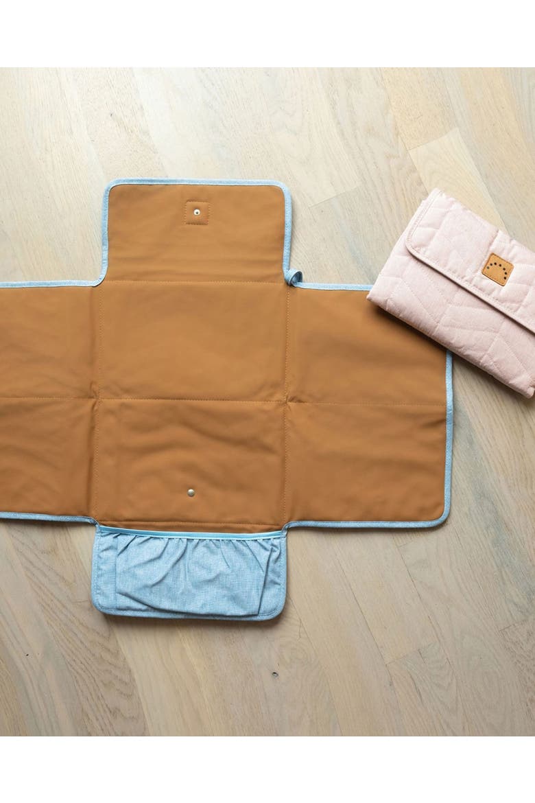 Quilted Diaper Changing Clutch Purse, Alternate, color, Blue