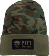 Nike Men's Nike Camo Pitt Panthers Military Pack Cuffed Knit Hat
