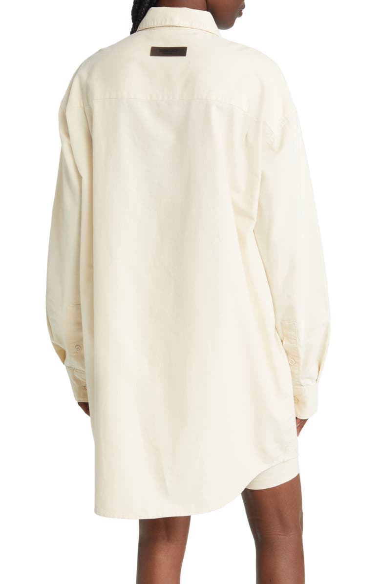 Fear of God Essentials Oversize Cotton Oxford Shirt, Alternate, color,