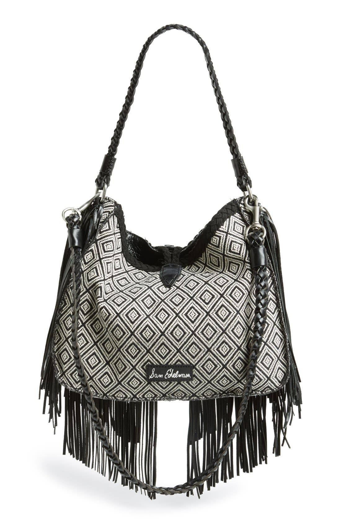 'Sienna' Bag, Alternate, color, BLACK