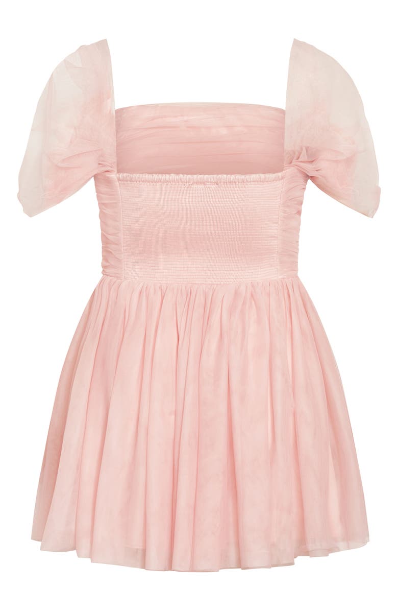 City Chic Lulu Fit & Flare Minidress, Alternate, color, Dusty Pink