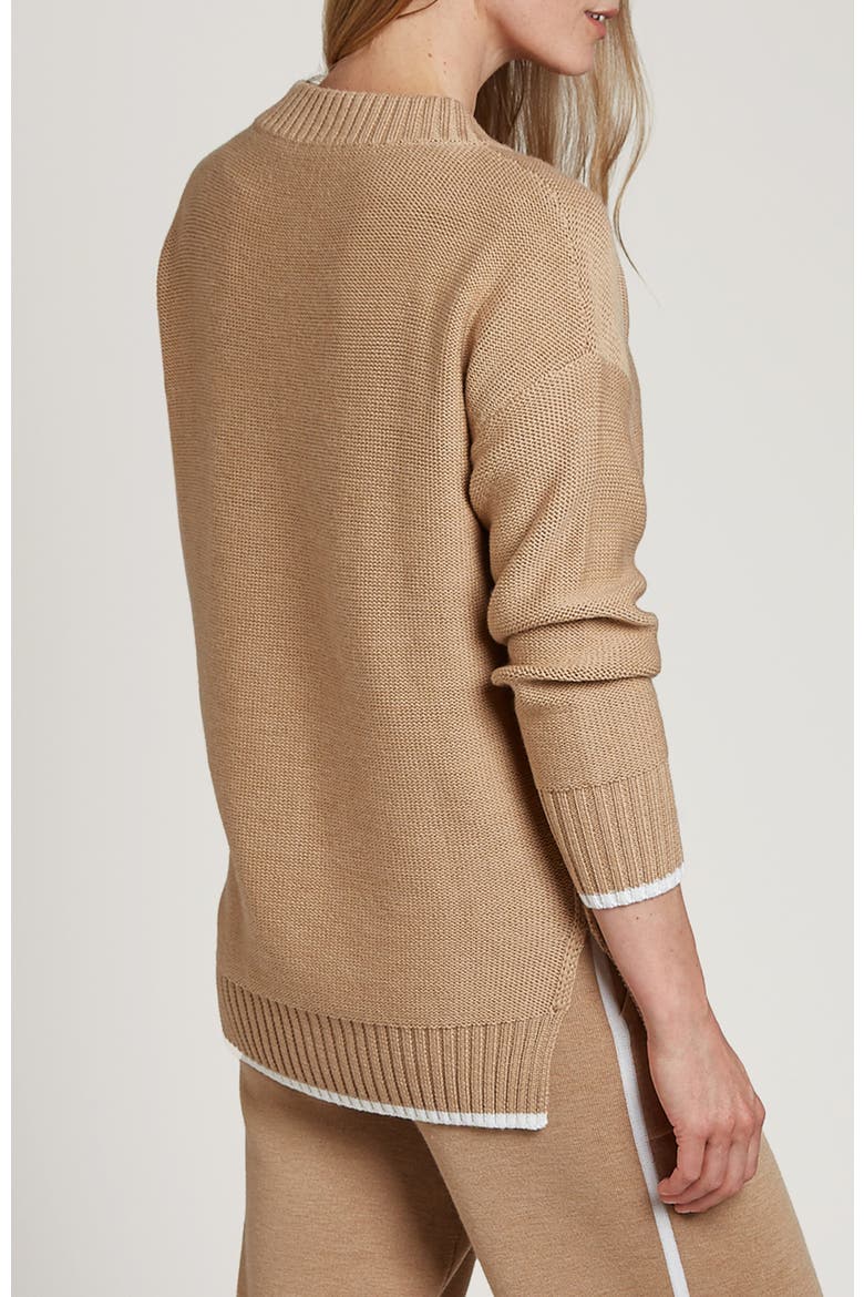 Merino Cozy Tunic Sweatshirt, Alternate, color, Camel