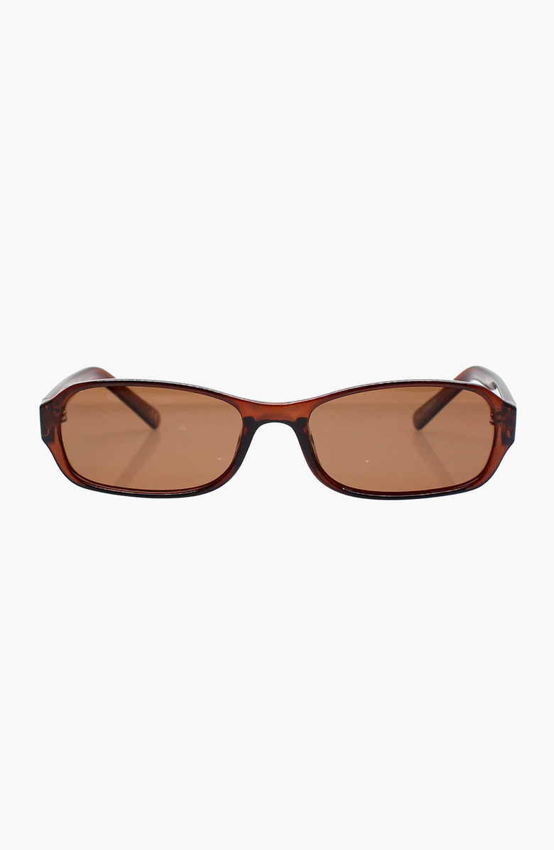Reality Eyewear Millennium Sunglasses, Main, color, Chocolate Polarised