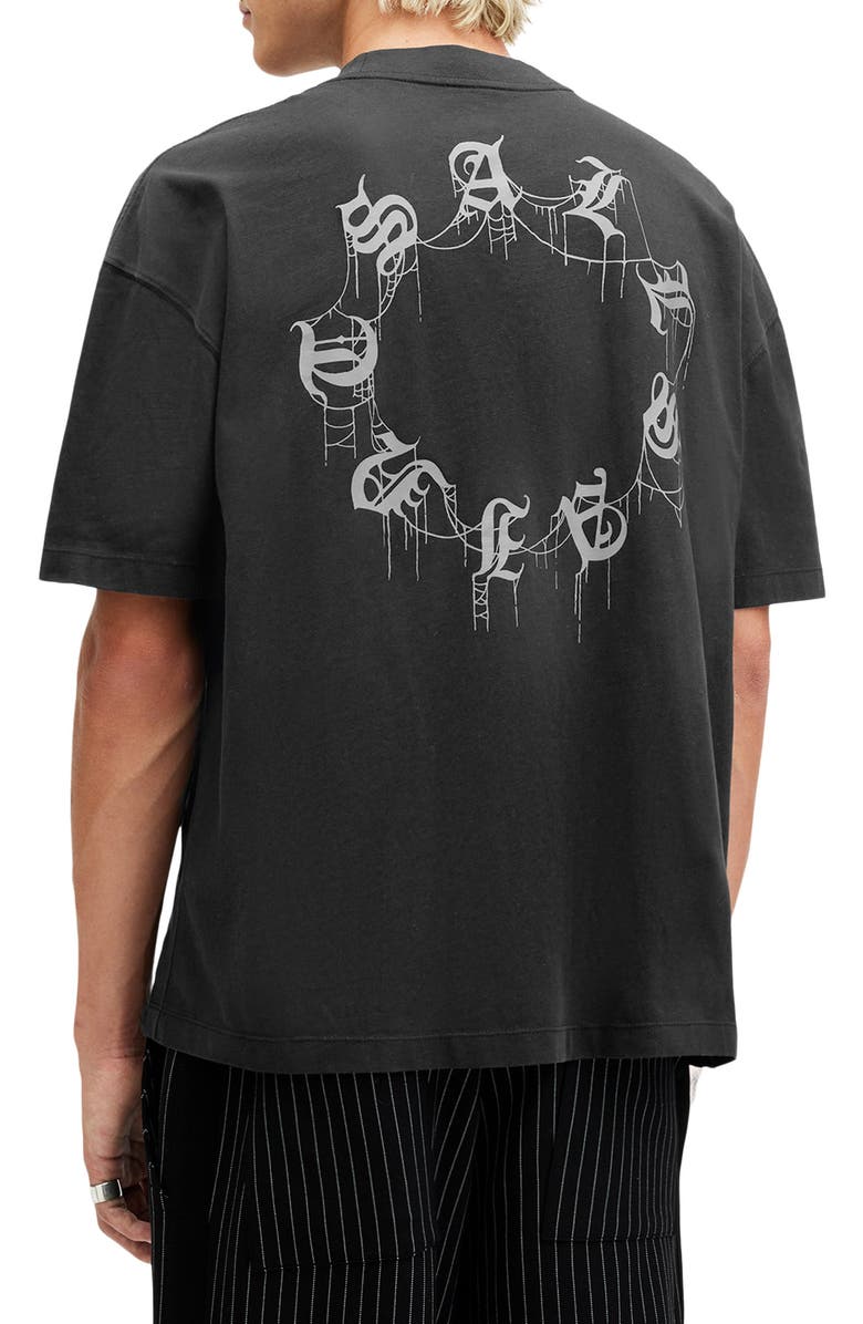 AllSaints Cryptierra Graphic T-Shirt, Alternate, color, 