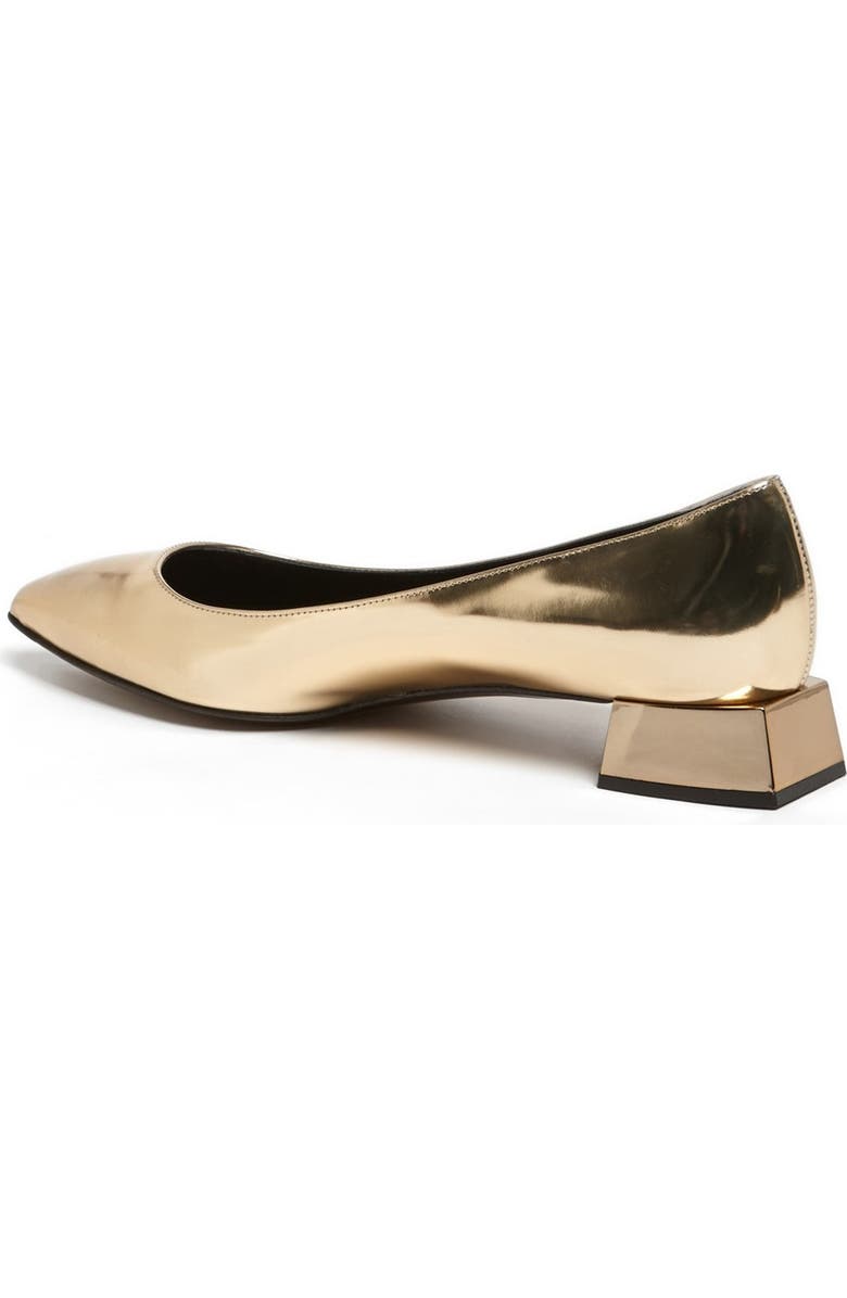 Fendi 'Diamond' Pointy Toe Flat, Alternate, color,