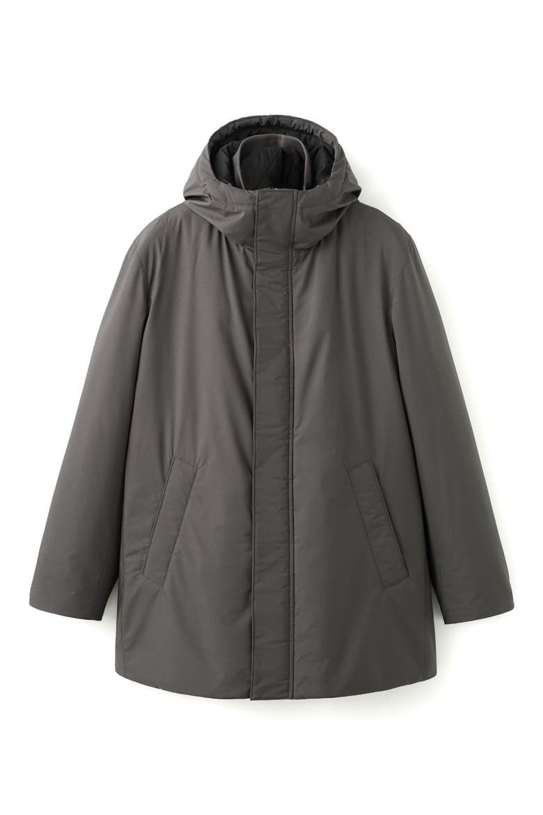 Water Repellent Insulated 3-in-1 Coat, Alternate, color, GREY