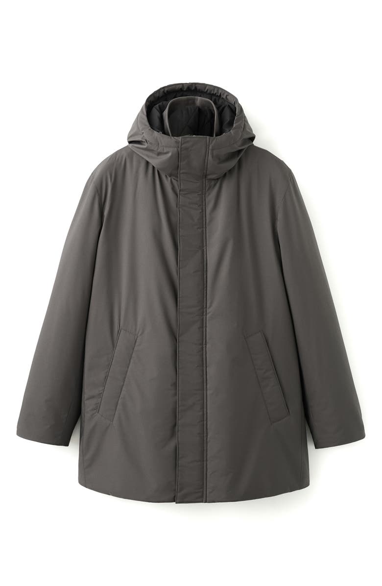 MANGO Water Repellent Insulated 3-in-1 Coat, Alternate, color, Grey