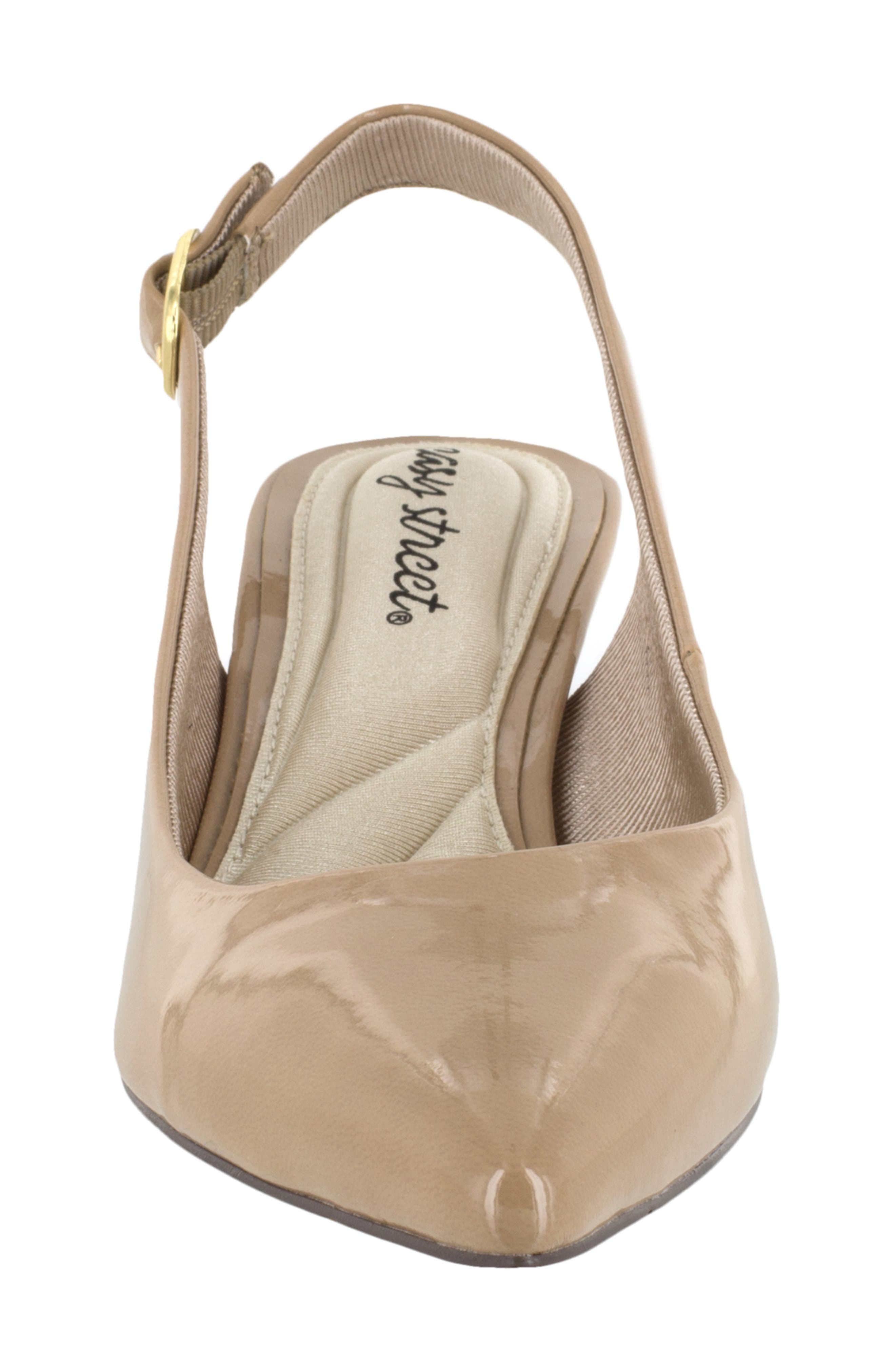 Faye Slingback Pump, Alternate, color, NUDE PATENT