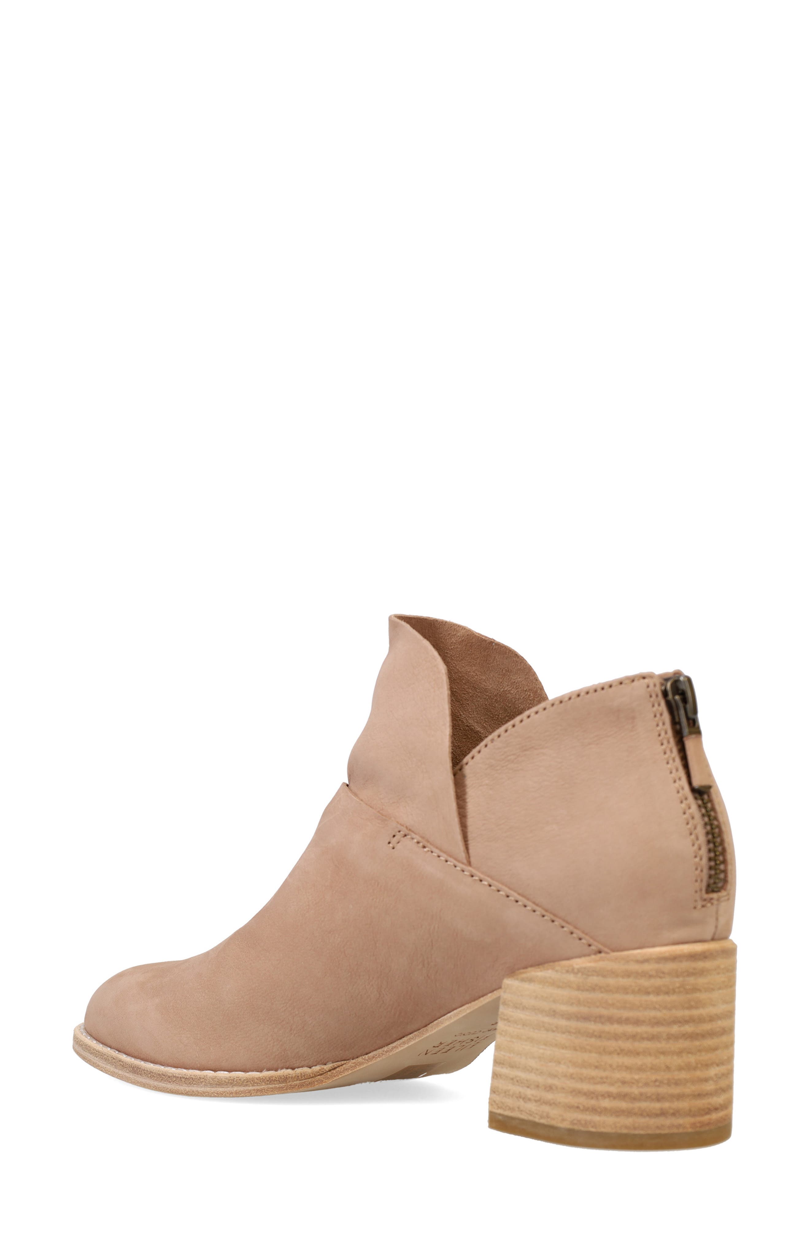 Eileen Fisher Bento Block Heel Bootie, Alternate, color, Barley