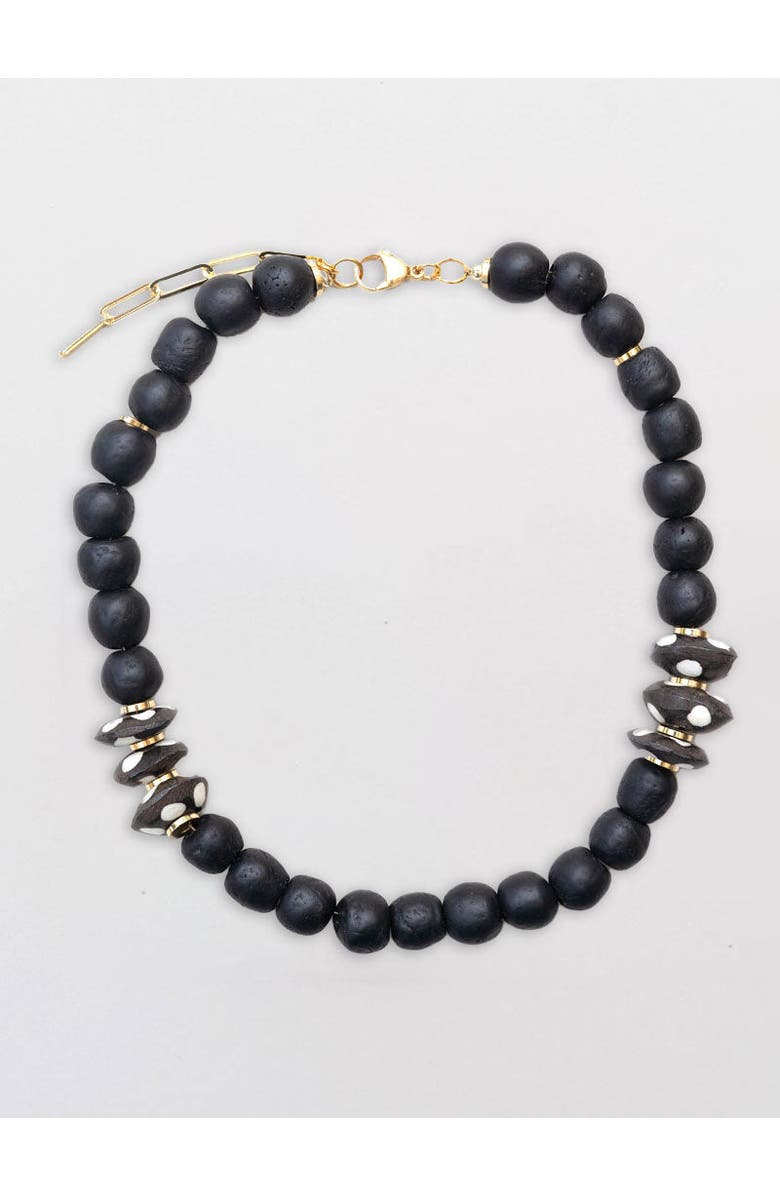 By Lilla Noir Necklace, Main, color, Black