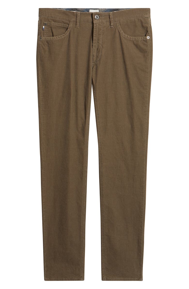 Brax Chuck Hi Flex Fancy Modern Fit Five-Pocket Pants, Alternate, color, Walnut