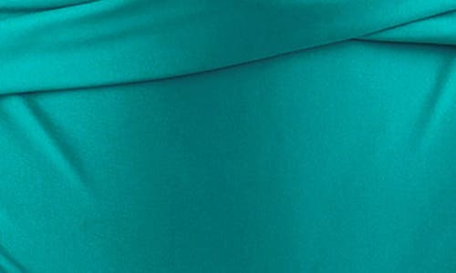 Shop La Blanca Earth Halter Bikini Top In Teal