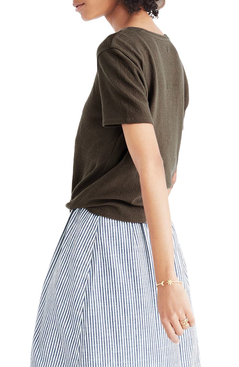 Madewell Modern Tie Front Tee, Alternate, color,