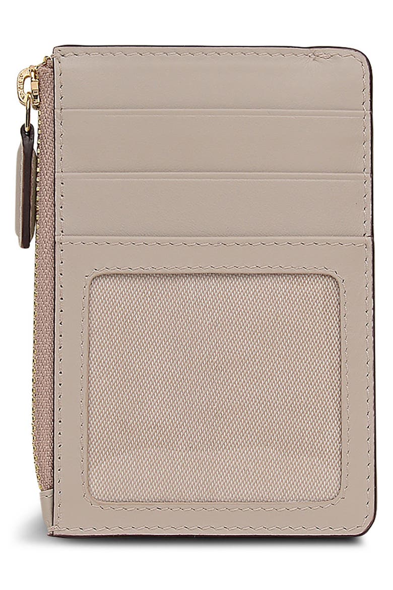 Hadley Lane Small Zip Card Case, Alternate, color, PORCINI