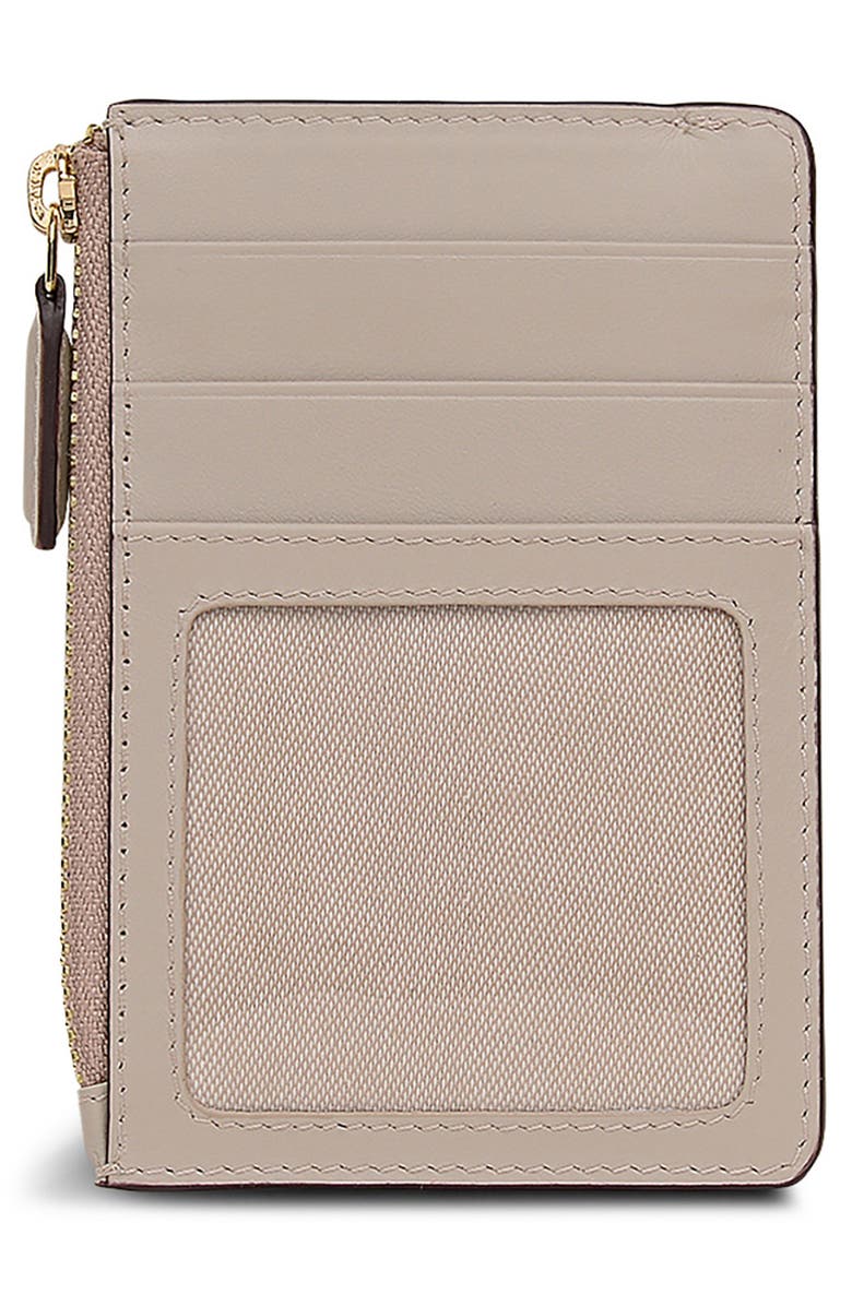 Radley Hadley Lane Small Zip Card Case, Alternate, color, Porcini