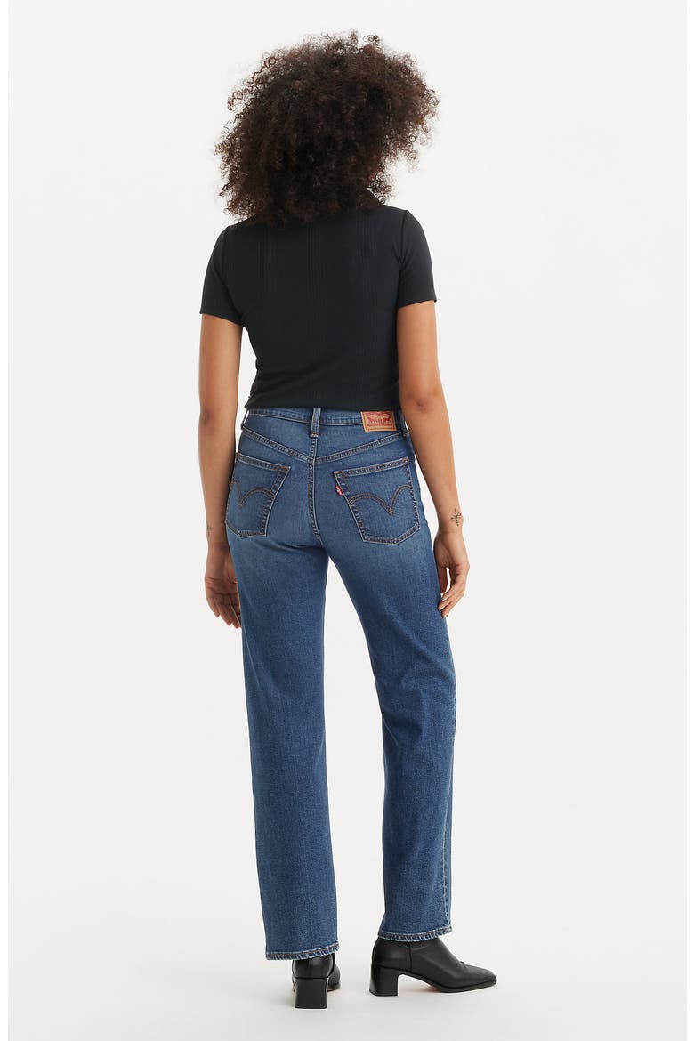 Ribcage High Waist Straight Leg Jeans, Alternate, color, THE LAST STRAW