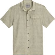 ROYAL ROBBINS Hempline Spaced Short Sleeve Hemp Blend Button-Up Shirt