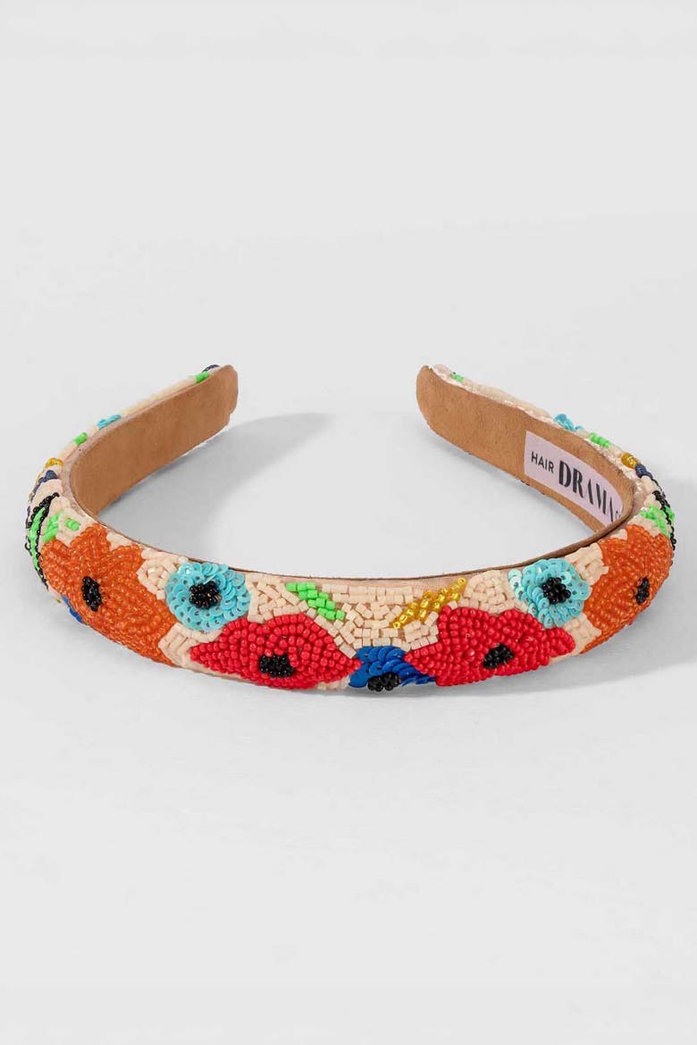 Bloom Carnival Headband, Alternate, color, Orange