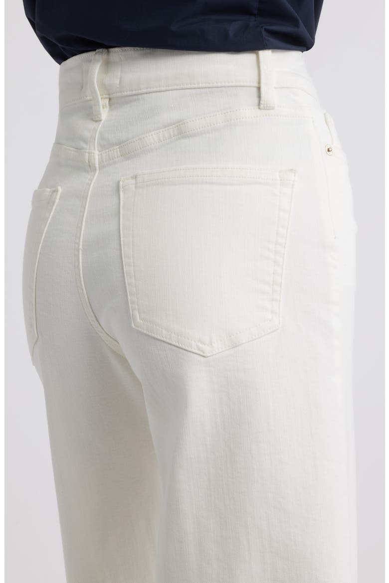 Le Palazzo Raw Hem Crop Wide Leg Jeans, Alternate, color, AU NATURAL CLEAN RAW AFTER