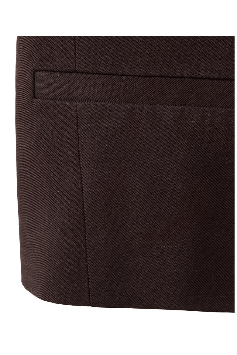 Button Vest, Alternate, color, CHOCOLATE