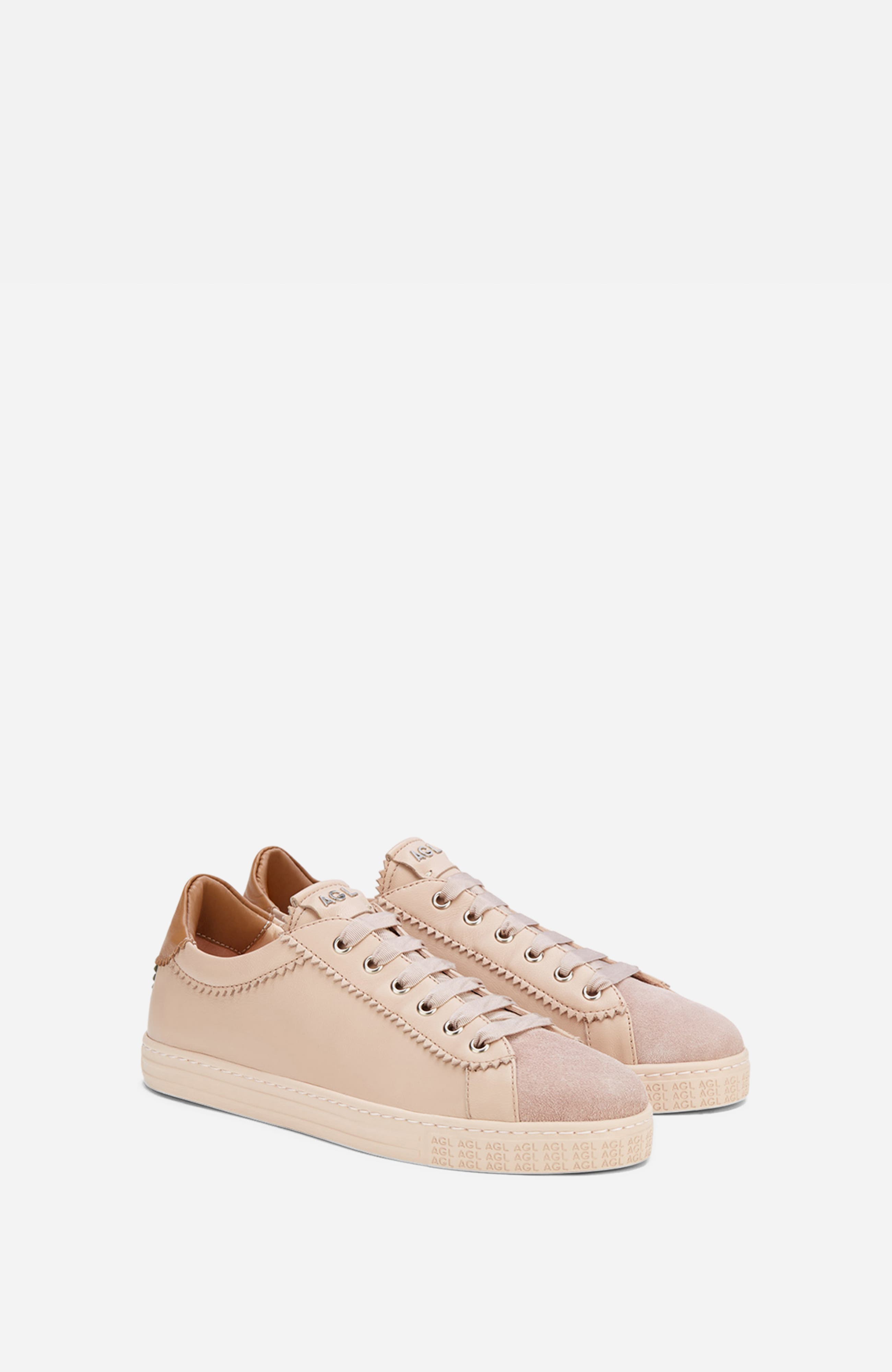 AGL Sade Feminine Sneaker, Alternate, color, Powder Pink