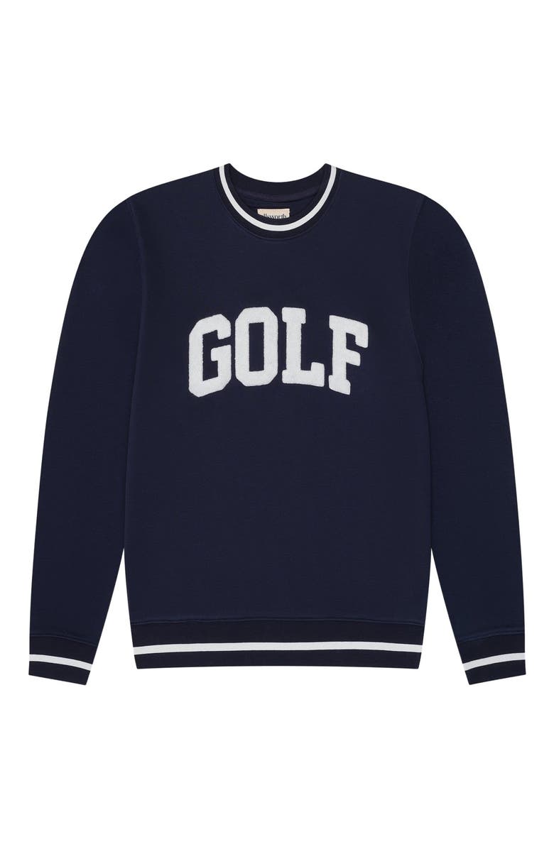 Ellsworth + Ivey Elle Sweatshirt - Collegiate Golf, Main, color, Navy