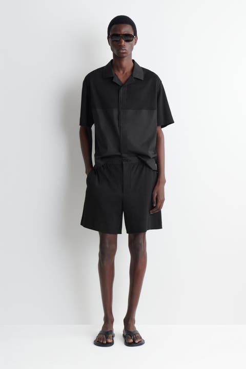 Ribbed Cotton-jersey Shorts