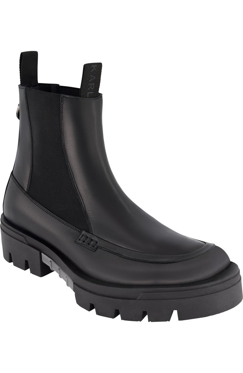 KARL LAGERFELD PARIS Chelsea Boot, Main, color, Black