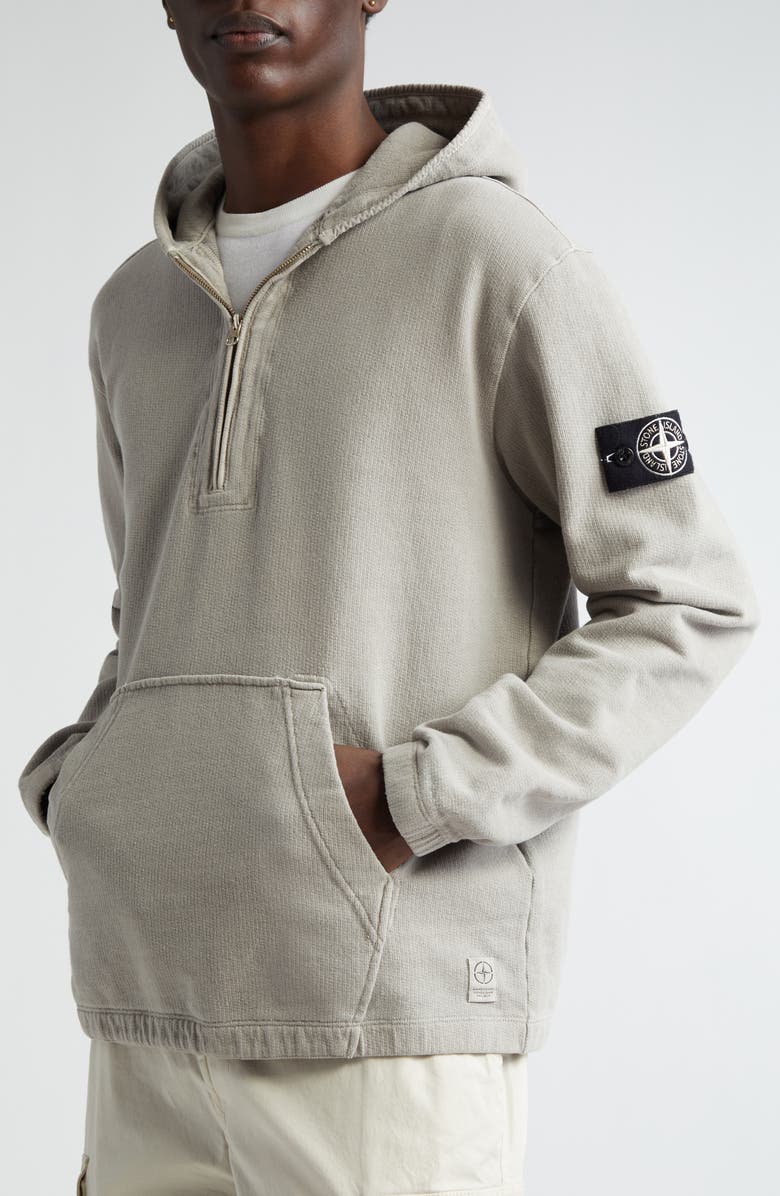 Stone Island Felpa Half Zip Hoodie, Alternate, color,
