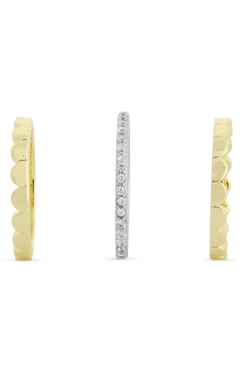COVET COVET SET OF THREE STACKABLE RINGS