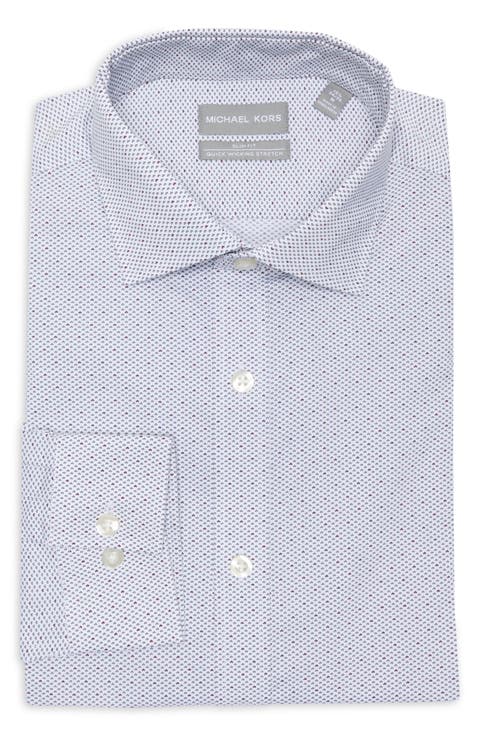 Slim Fit Stretch Cotton Dress Shirt
