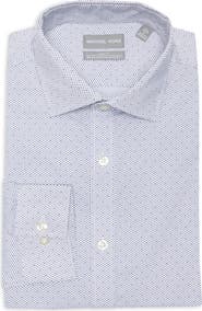 Michael Kors Slim Fit Stretch Cotton Dress Shirt