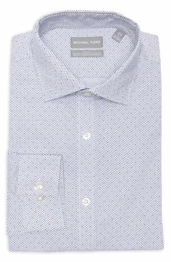 Michael Kors Slim Fit Stretch Cotton Dress Shirt
