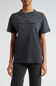 Maison Margiela Reverse Logo Cotton Jersey T-Shirt