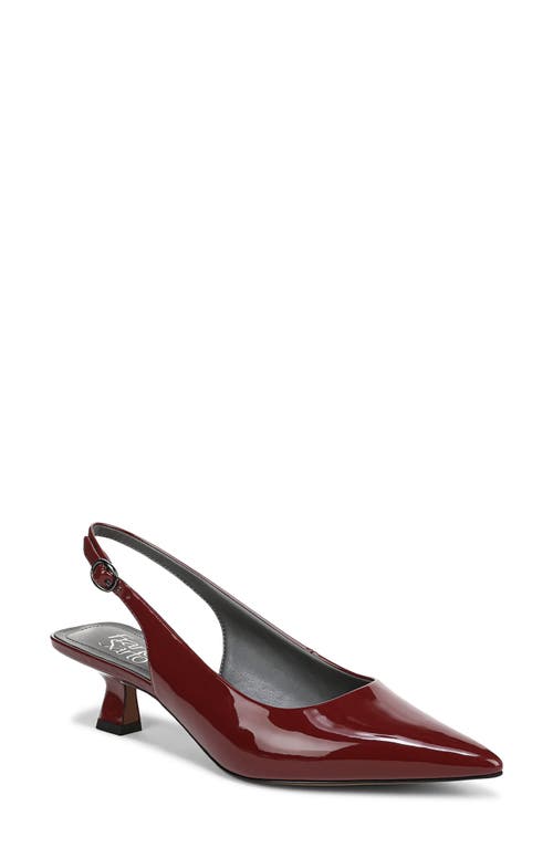 Franco Sarto Jaden Pointed Toe Slingback Pump In Red
