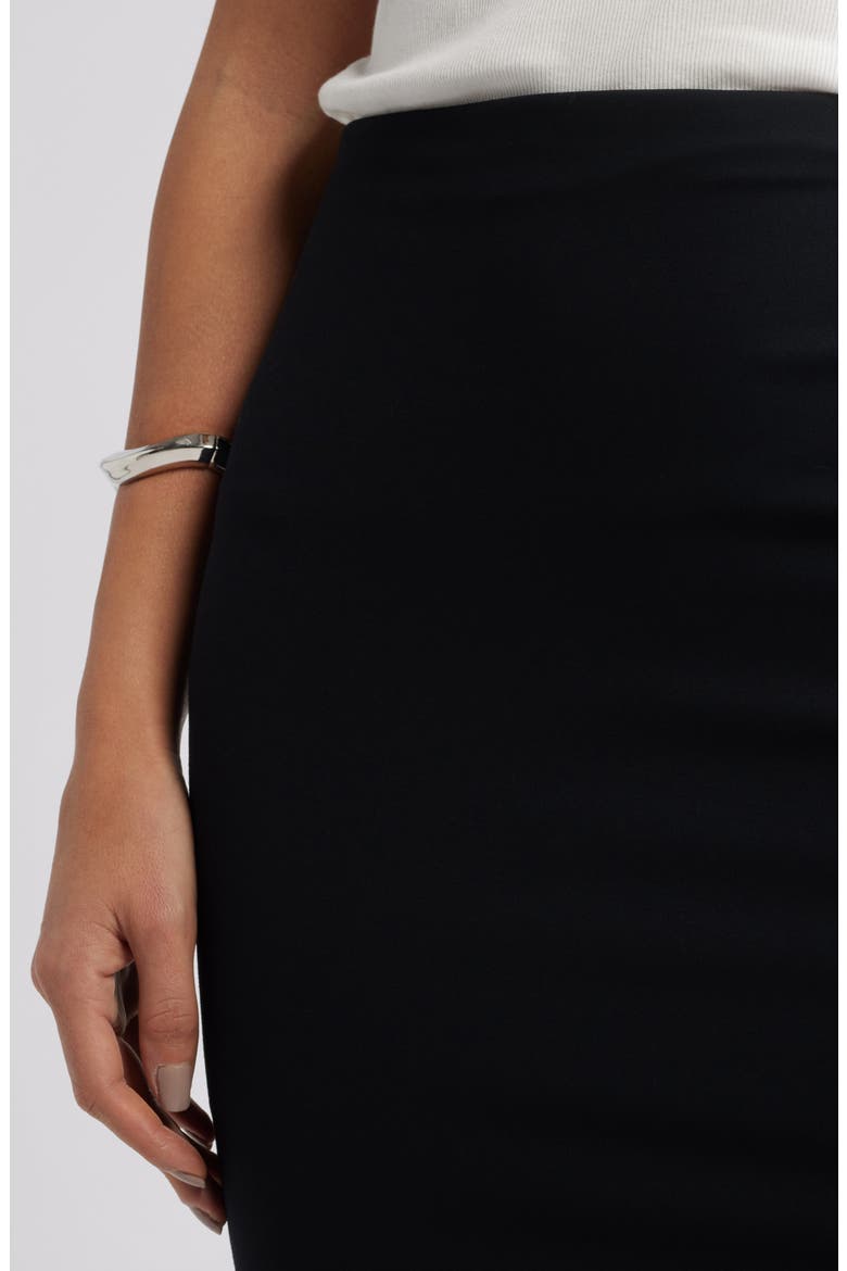 Smooth Edit Maxi Skirt, Alternate, color, BLACK