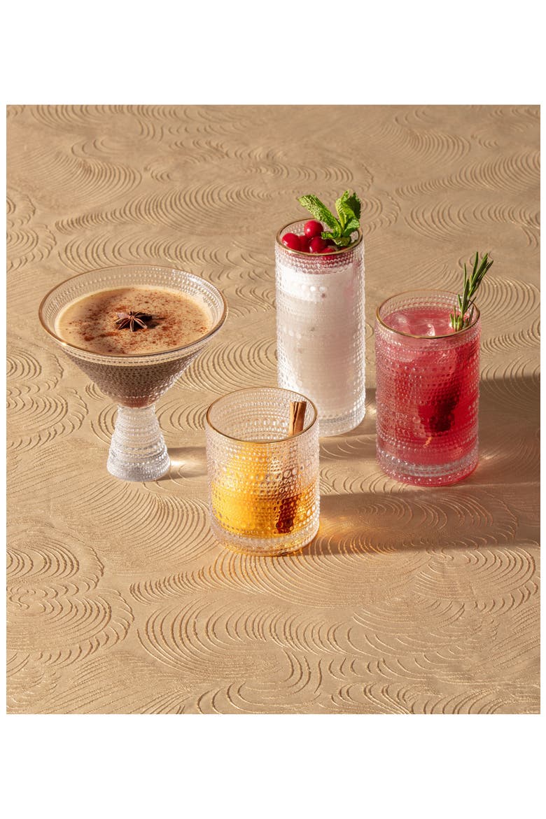 Jupiter Set of 4 Martini Glasses, Alternate, color, CLEAR