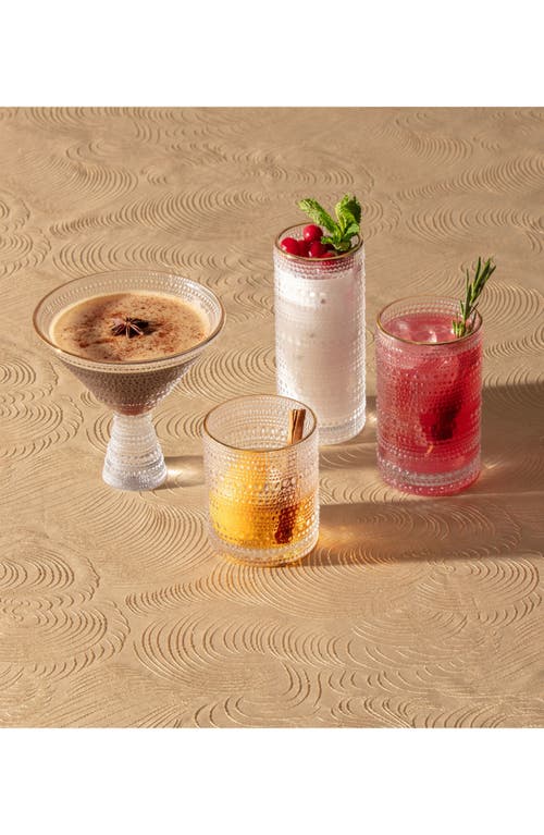 Fortessa Jupiter Set Of 4 Martini Glasses In Transparent