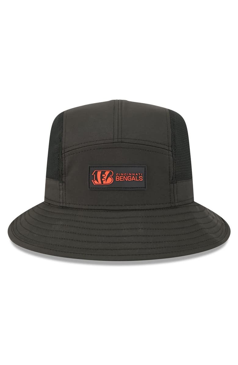 New Era Men's New Era Black Cincinnati Bengals 2025 Sideline  Bucket Hat, Alternate, color, Black