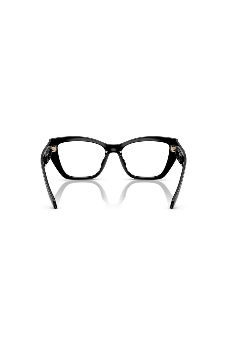 Michael Kors 54mm Square optical glasses, Alternate, color, Black