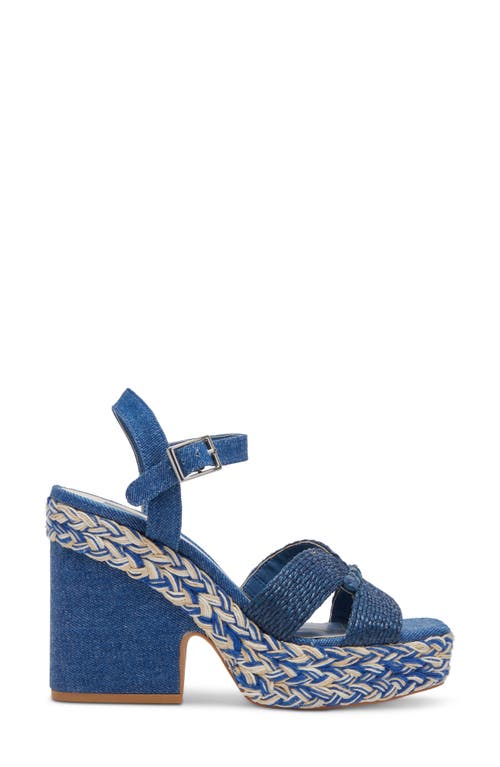 DOLCE VITA DOLCE VITA CALE WOVEN RAFFIA PLATFORM SANDAL