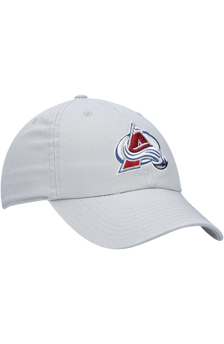 '47 Men's '47 Gray Colorado Avalanche Clean Up Adjustable Hat, Alternate, color, Gray